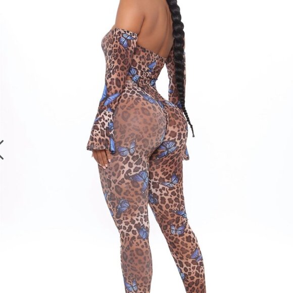 Cheetah print 2 piece set - Picture 2 of 4